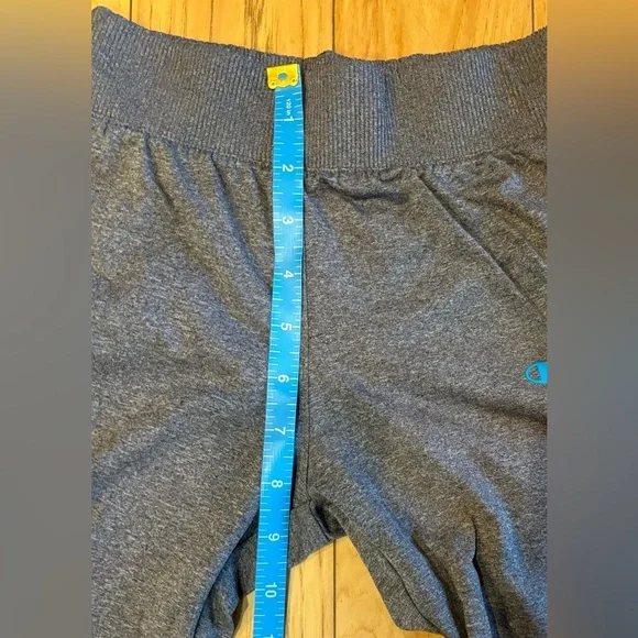 Champion Dark Gray Straight Leg Elastic Sweatpants w Blue Stripe Girls Size 7/8 - Picture 6 of 7